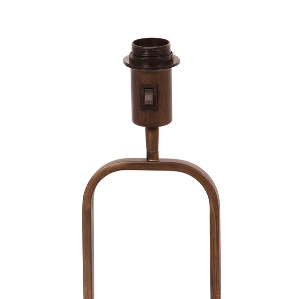 Tafellamp stang 4813br met kurkstructuur kap voor sfeerlicht