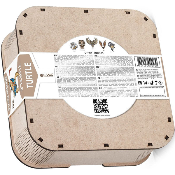 Houten legpuzzel schildpad