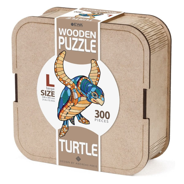 Houten legpuzzel schildpad