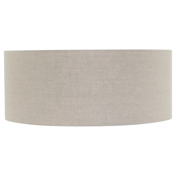 Vloerlamp stang 4823zw - zwart armatuur met grijs linnen kap