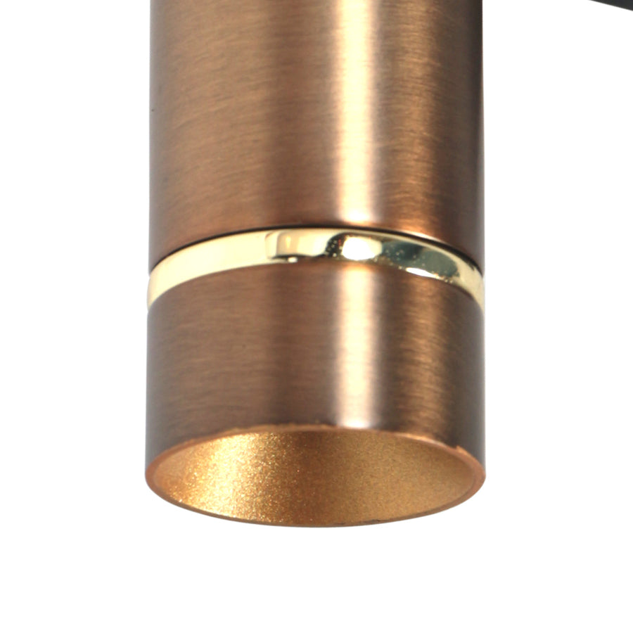 Wandspot lumo 4850br - verstelbare bronzen wandlamp voor sfeer