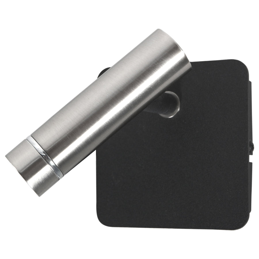Wandspot lumo 4850st - verstelbare stalen wandlamp voor sfeer