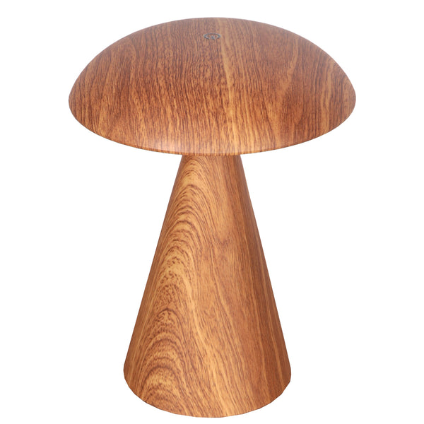 Licht beuken tafellamp mush 4856be oplaadbaar houtlook