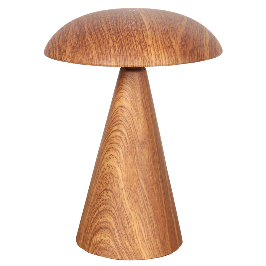 Licht beuken tafellamp mush 4856be oplaadbaar houtlook