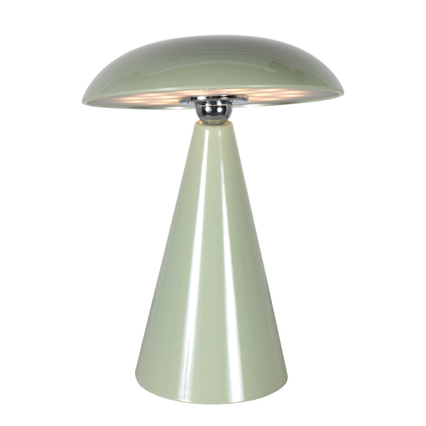 Tafellamp mush 4856g - draadloze sfeerlamp in glanzend pastelgroen