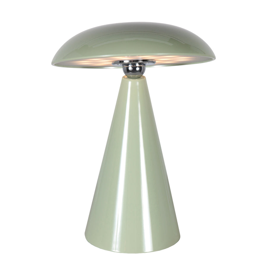 Tafellamp mush 4856g - draadloze sfeerlamp in glanzend pastelgroen