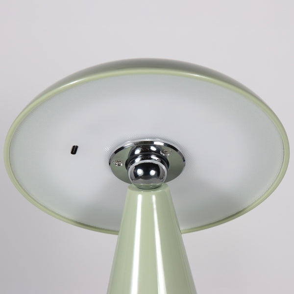 Tafellamp mush 4856g - draadloze sfeerlamp in glanzend pastelgroen