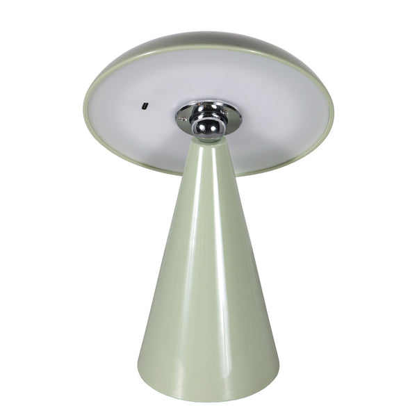 Tafellamp mush 4856g - draadloze sfeerlamp in glanzend pastelgroen