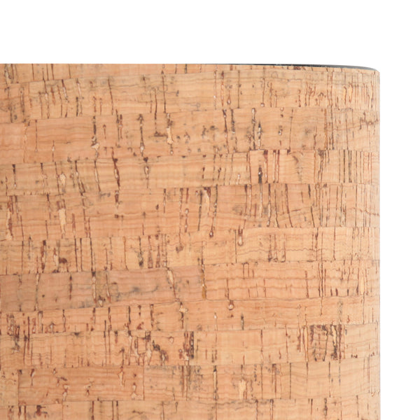 Wandlamp stang 4868ca met beige kurk kap en leeslicht