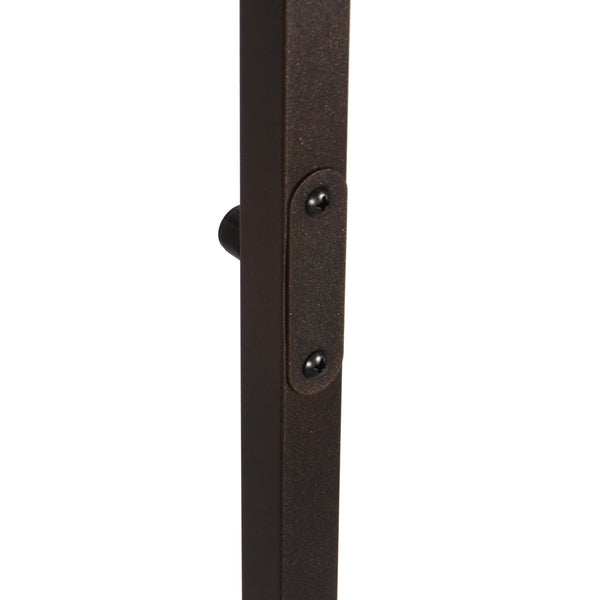 Cacao vloerlamp stang 4874ca met schakelaar en beige kurkstructuur kap