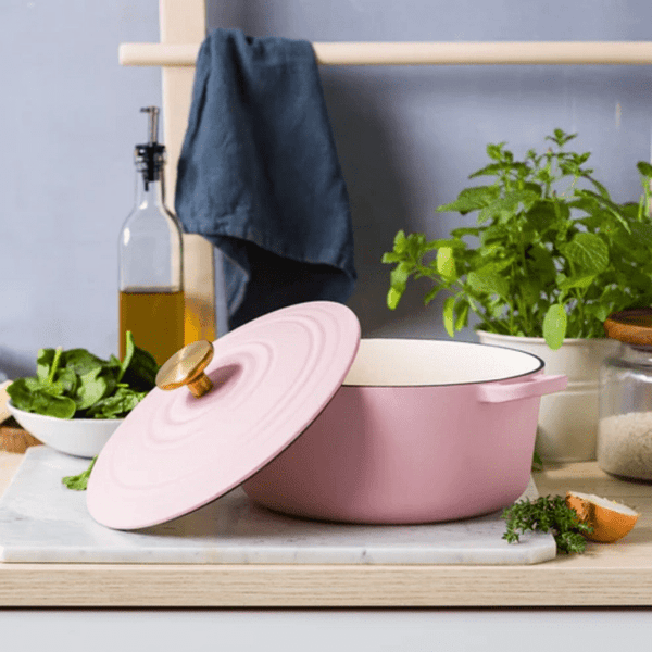BK Bourgogne Blush pink stoofpan 24 cm