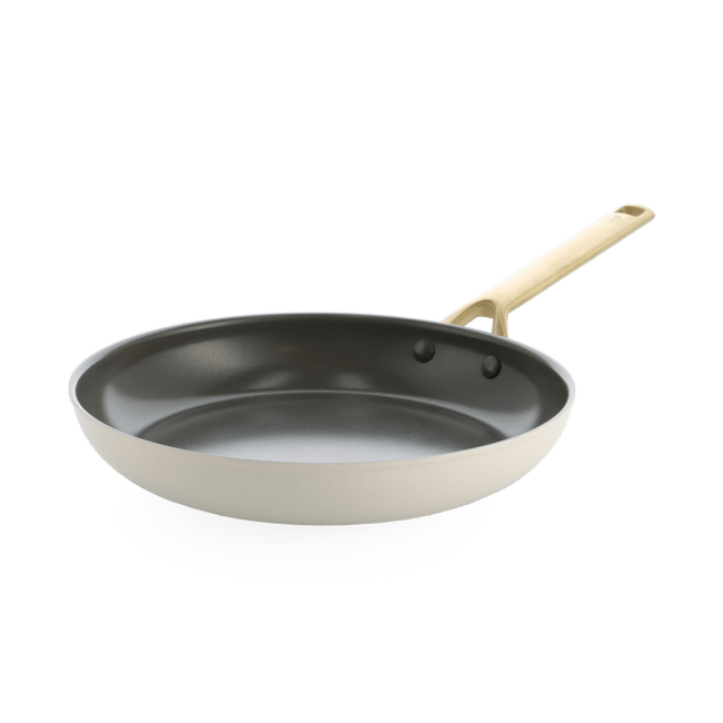 Sublime Cream White koekenpan met keramische antikleeflaag