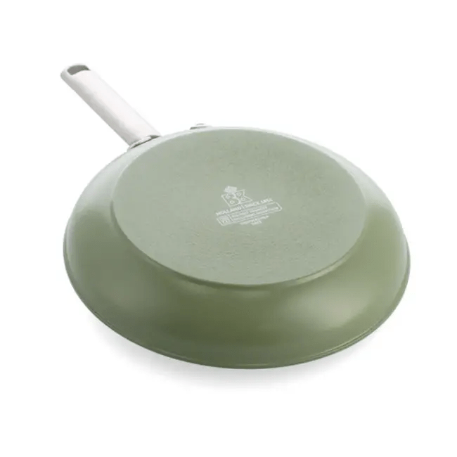 Sublime Olive Green koekenpan met keramische antikleeflaag