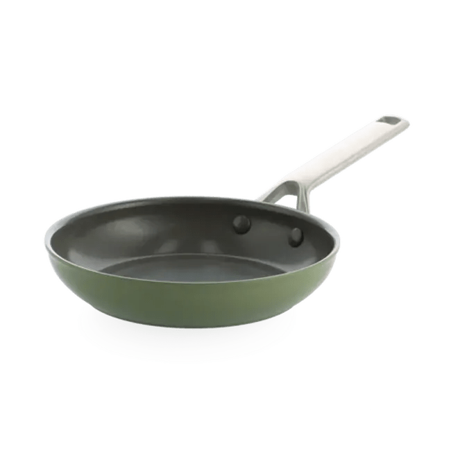 Sublime Olive Green koekenpan met keramische antikleeflaag