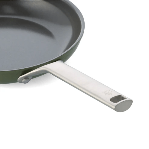 Sublime Olive Green koekenpan met keramische antikleeflaag