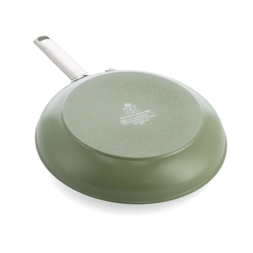 Sublime Olive Green koekenpan met keramische antikleeflaag