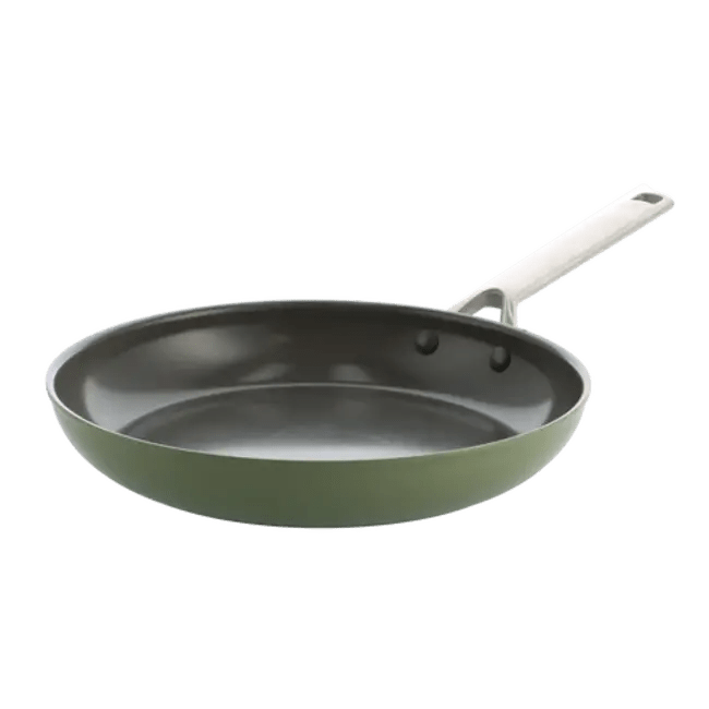 Sublime Olive Green koekenpan met keramische antikleeflaag
