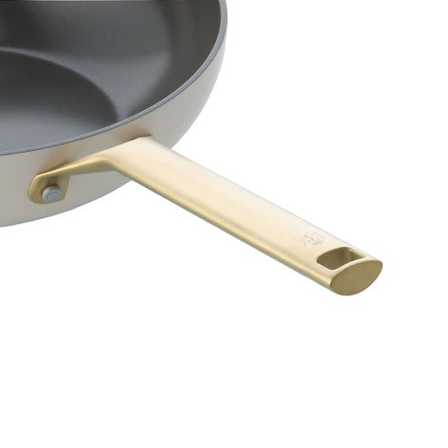 Sublime Cream White Wok met keramische antikleeflaag