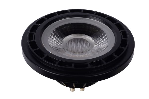 Led lamp Ø 11 cm LED Dim to warm GU10 1x12W 2200K/3000K Zwart
