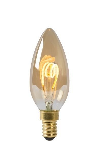 Filament lamp Ø 3,5 cm LED Dimb. E14 1x3W 2200K Amber