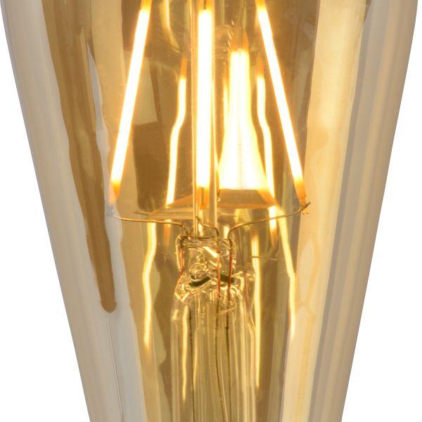 Filament lamp Ø 6,4 cm LED Dimb. E27 1x5W 2700K Amber
