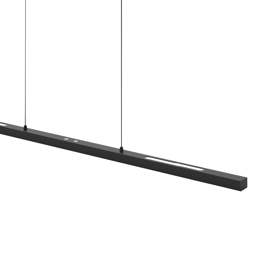 Bande 4906zw zwarte hanglamp met cable lift 80cm breed