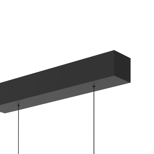 Bande 4906zw zwarte hanglamp met cable lift 80cm breed