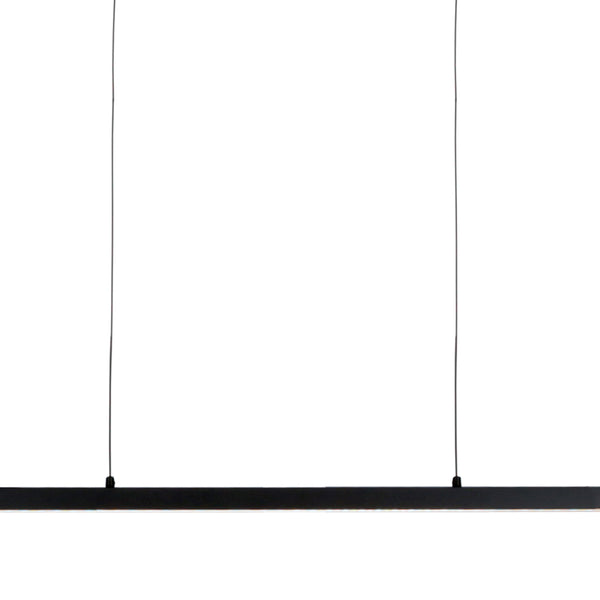 Bande 4906zw zwarte hanglamp met cable lift 80cm breed