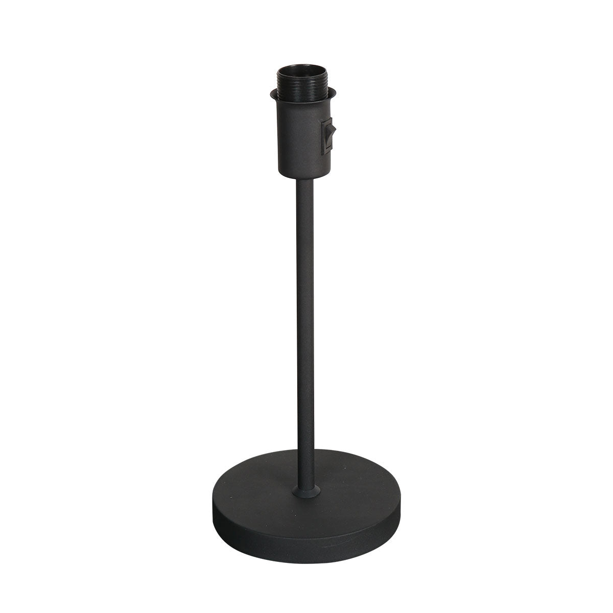 Tafellamp armatuur noor 4907zw zwart met een e27 fitting