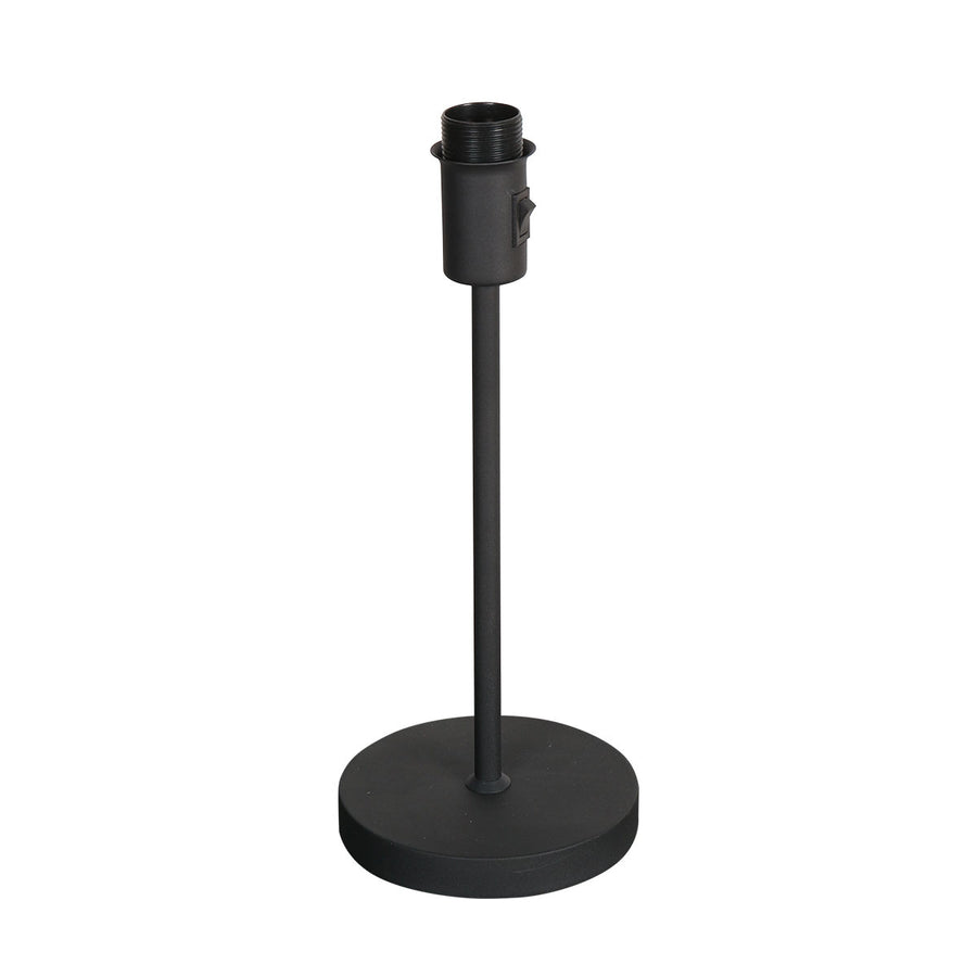 Tafellamp armatuur noor 4907zw zwart met een e27 fitting