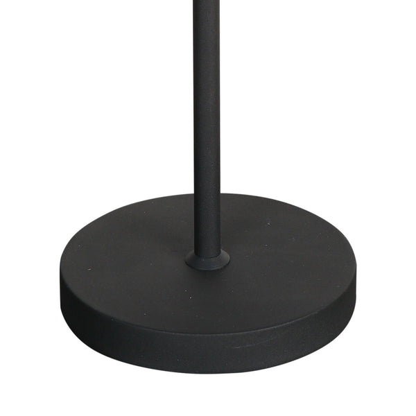 Tafellamp armatuur noor 4907zw zwart met een e27 fitting
