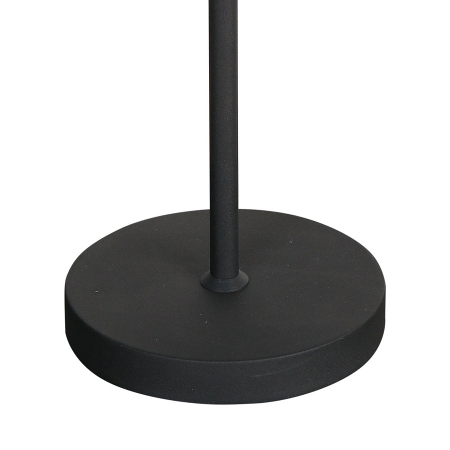 Tafellamp armatuur noor 4907zw zwart met een e27 fitting