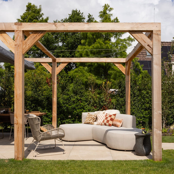 Chios tuin loungeset organisch links naturel
