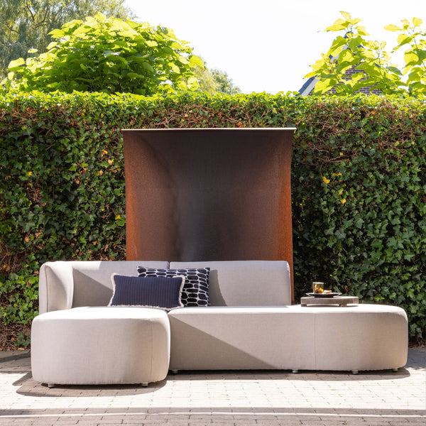 Chios tuin loungeset organisch links zand