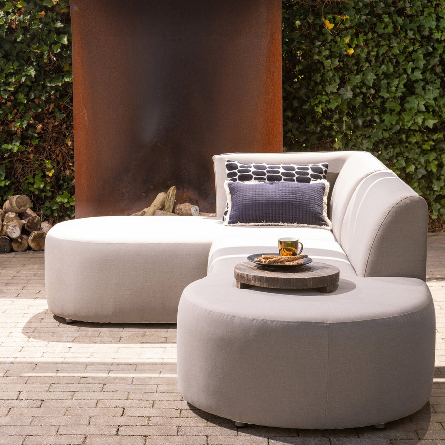 Chios tuin loungeset organisch links zand