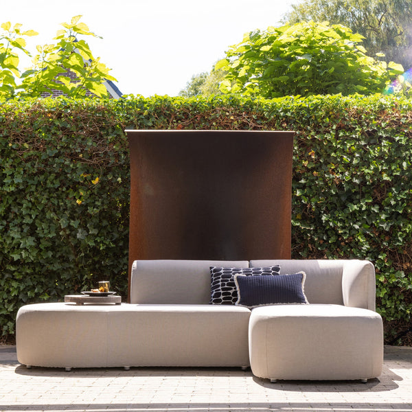 Chios tuin loungeset organisch rechts zand