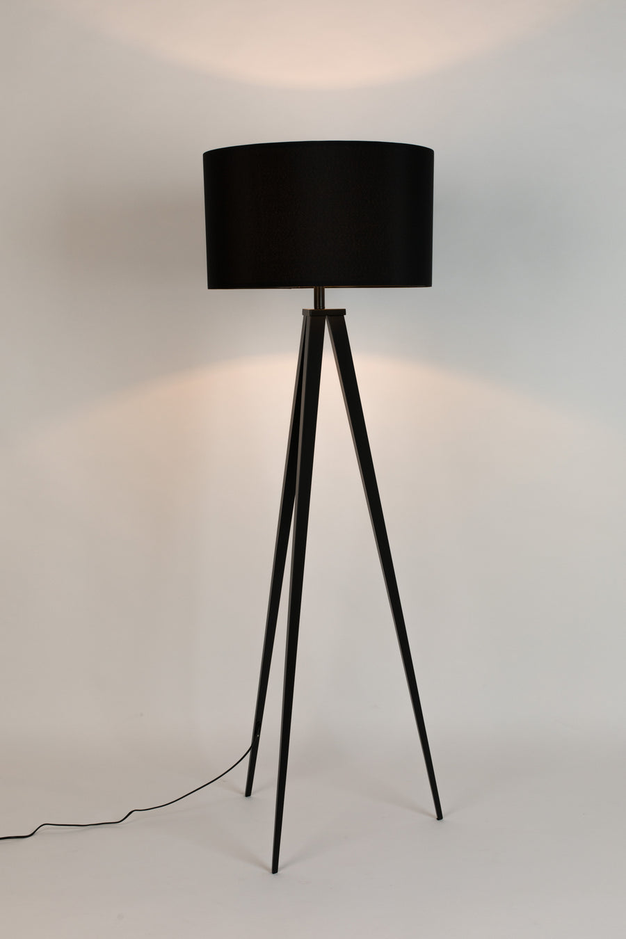 Vloerlamp Tripod Zwart