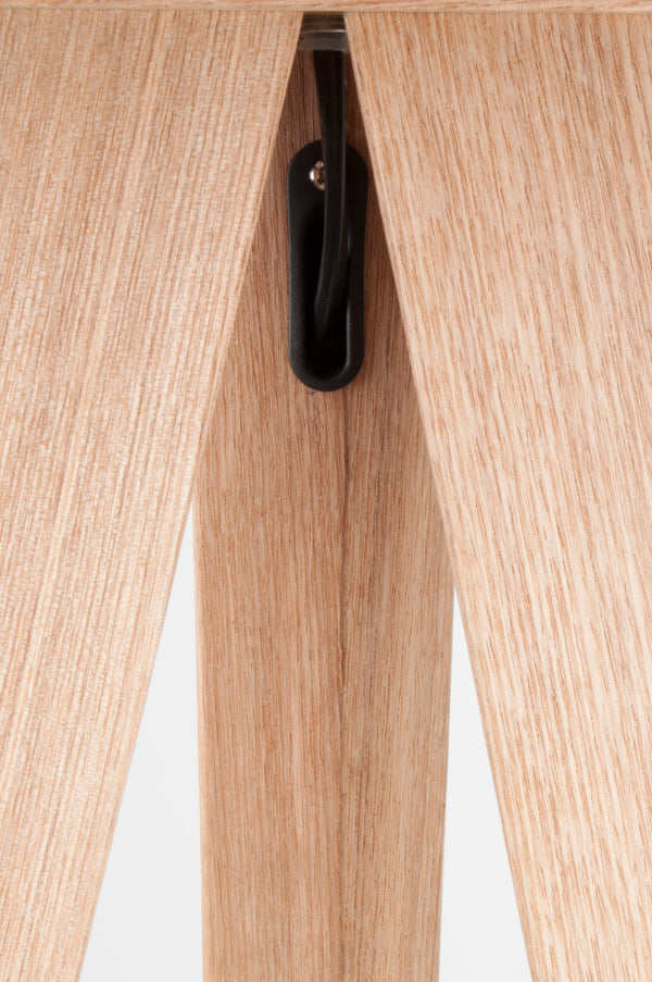 Vloerlamp Tripod Hout Zwart