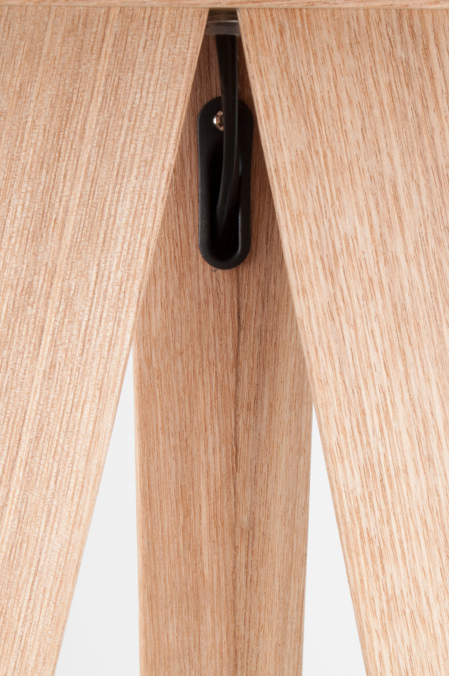 Vloerlamp Tripod Hout Zwart