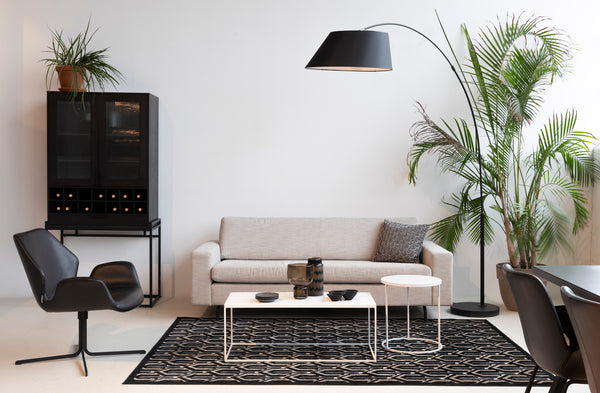 Vloerlamp Arc Zwart