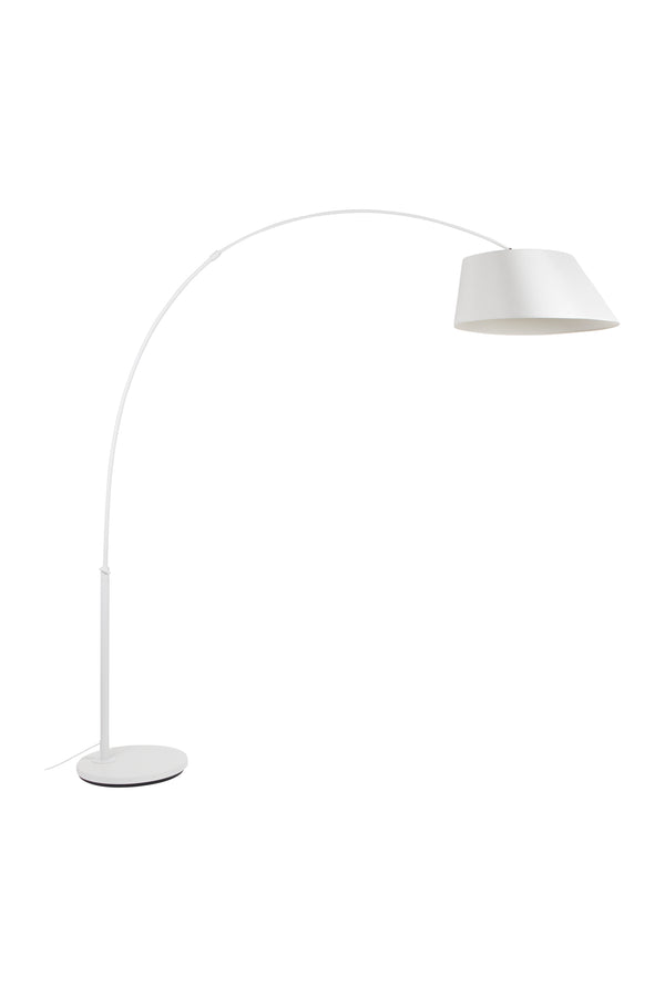 Arc vloerlamp/ booglamp wit