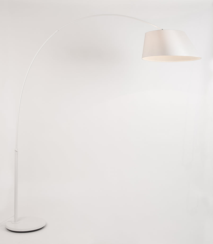 Arc vloerlamp/ booglamp wit