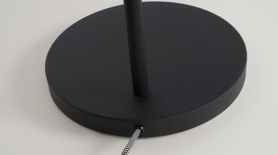 Vloerlamp Buckle Head Zwart