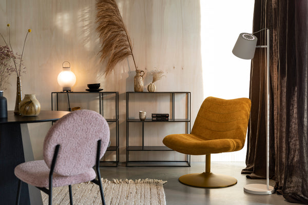 Vloerlamp Buckle Head Wit