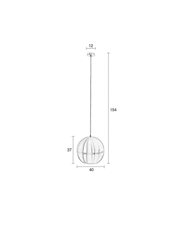 Hanglamp Retro '70 Koper R40