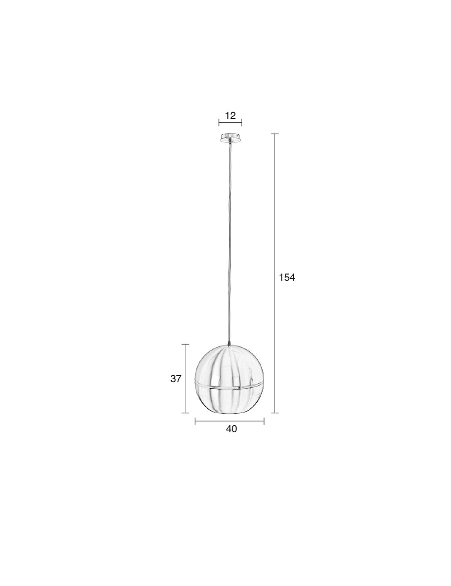 Hanglamp Retro '70 Koper R40