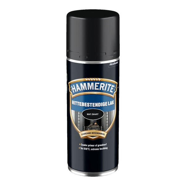 Ht Hittebest Lak Mat Zwart 400ml