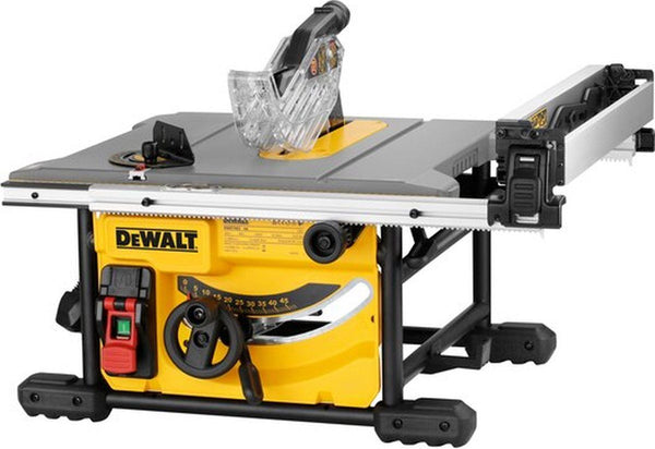 DWE7485RS-QS 1850W Compacte tafelzaag 210mm met DE7400-XJ rijdbaar onderstel
