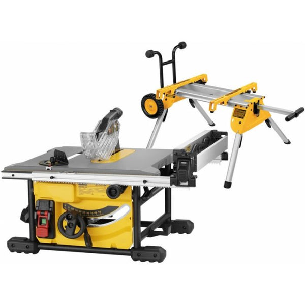 DWE7485RS-QS 1850W Compacte tafelzaag 210mm met DE7400-XJ rijdbaar onderstel