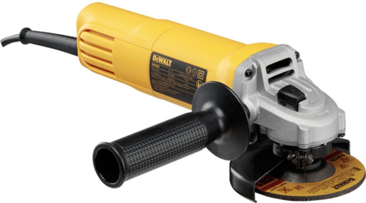 DWE4117-QS 950W 125mm Haakse slijper met schuifschakelaar
